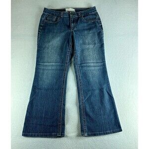 Industrial Cotton Women Jeans Blue Tag Size 10 (34x29) Mid Rise Bootcut Stretch